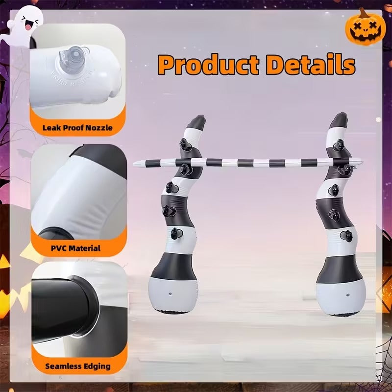 Inflatable Limbo Party Set Sandworm Halloween - Tophatter Daily Deals