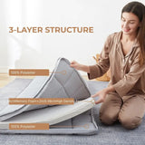 Solo Traveler Gel Memory Foam Mattress Topper Cot Camping & Hiking > Sleeping - Tophatter Daily Deals