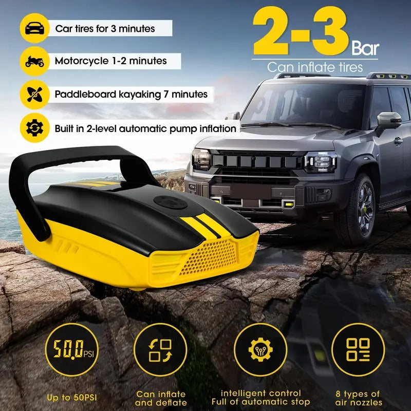 Electric Inflation Pump 50 PSI 5 Modes Kayaks - Tophatter Daily Deals