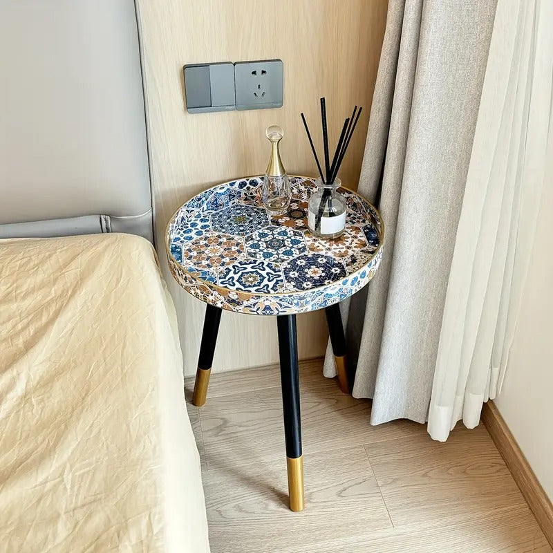 Round Serving Tray with Detachable Legs Serving Trays - Tophatter Daily Deals