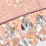Crystal Chandelier Flush Mount Ceiling Light Chandeliers - Tophatter Daily Deals