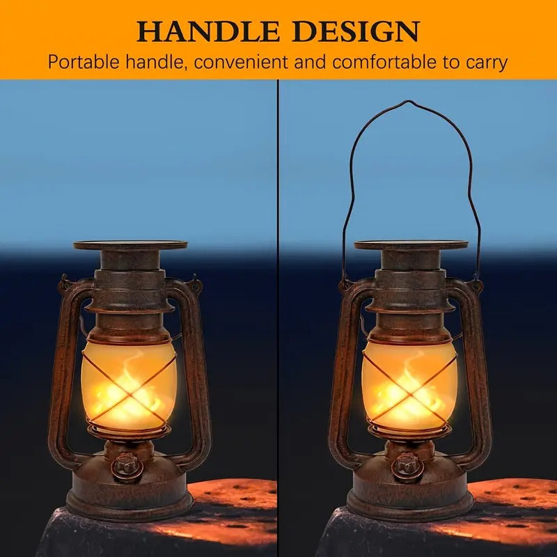 Solar Vintage Horse Lantern (2PCS) Lamps - Tophatter Daily Deals