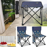 Outdoor Folding Table and Chairs Set (3pcs) Camping & Hiking - Tophatter Daily Deals