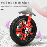 3-Wheel Kids Red Tricycle Stainless Steel Bike Rocking & Spring Riding Toys - Tophatter Daily Deals