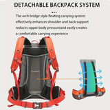 Royal Mountain Nylon Backpack with Rain Cover Backpacks - Tophatter Daily Deals