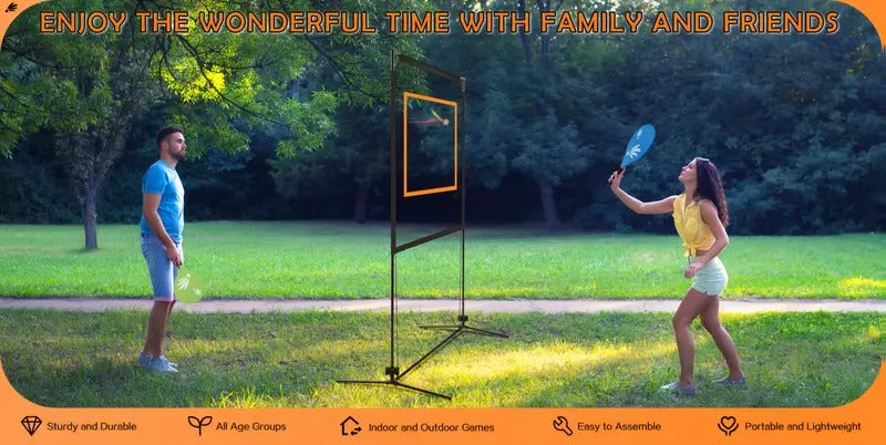 Paddle Game with Net for Indoor & Outdoor Play Sports & Outdoor - Tophatter Daily Deals