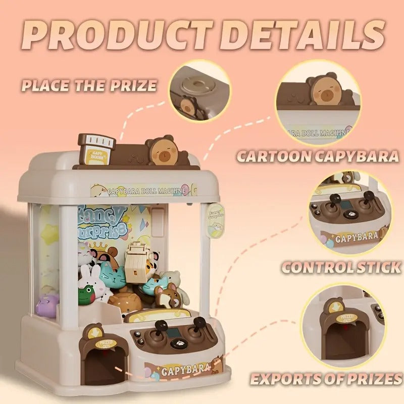 Capybara Toy Claw Machine with Plush Prizes Stuffed Animals - Tophatter Daily Deals