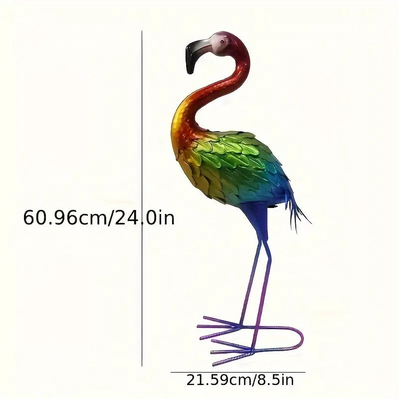 Garden Crane Statue Outdoor Heron Bird Sculpture Lawn Ornaments & Garden Sculptures - Tophatter Daily Deals