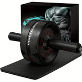 Core Abdominal Wheel Roller with Knee Pad Fitness, Health and Wellbeing > Gym Equipment - Tophatter Daily Deals