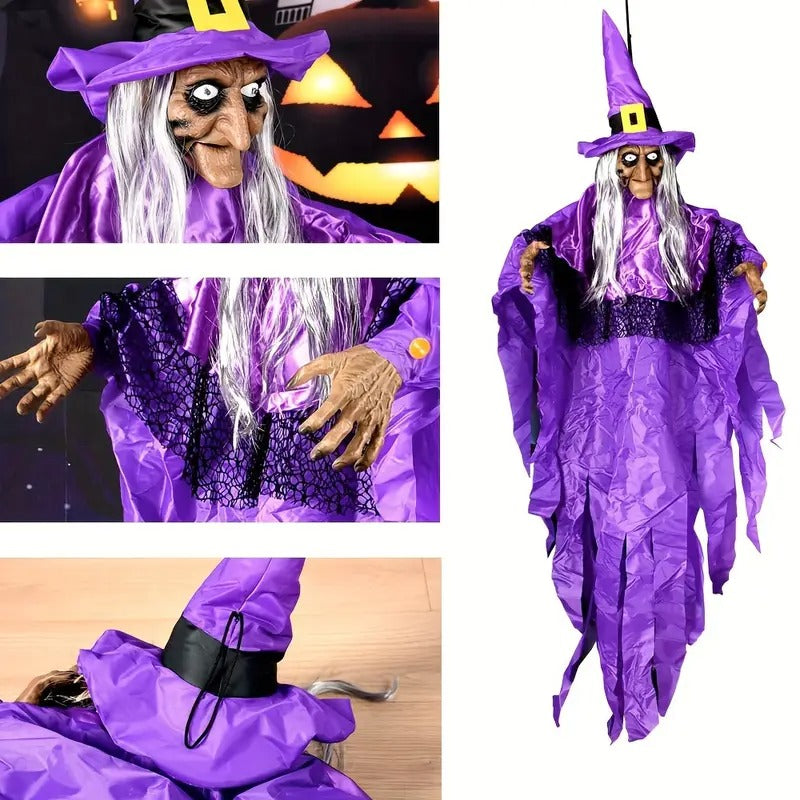 Spooky Witch Costume Halloween Hanging Decoration Halloween - Tophatter Daily Deals