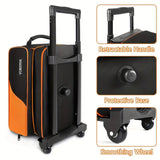 Bowling Ball Carrier 2-Ball with Divider & Cup Holder Sport Equipments - Tophatter Daily Deals
