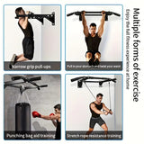 Wall Mounted Pull-Up Bar for Home Fitness Push-Up & Pull-Up Bars - Tophatter Daily Deals