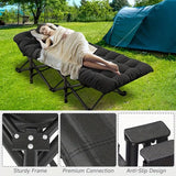 Foldable Outdoor Daybed with Mattress Outdoor Recreation > Camping > Camp Furniture - Tophatter Daily Deals