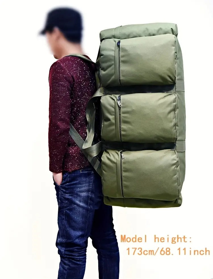Military Duffel Backpack 80L Outdoor Travel Bag Home & Garden > Travel > Duffel Bags - Tophatter Daily Deals