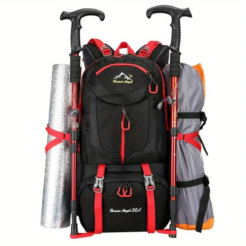 Climbing Backpack Hard Shell Nylon with Utility Pocket Backpacks - Tophatter Daily Deals