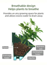 Wall-Mounted Vertical Stacking Planter Set (30pcs) Home & Garden > Artificial Plants > Pots, Planters & Accessories - Tophatter Daily Deals