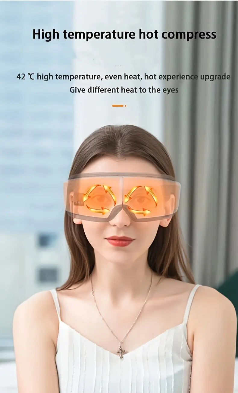 Smart Eye Massager with Heat Therapy and Vibration Health & Beauty > Massage & Relaxation > Massagers - Tophatter Daily Deals