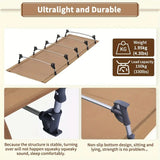 Camping Cot Folding Ultralight Outdoor Bed Outdoor Recreation > Camping > Camp Furniture - Tophatter Daily Deals