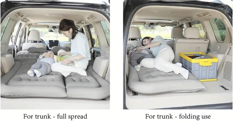 Inflatable Car Mattress with Air Pump Outdoor Recreation > Camping > Camp Furniture - Tophatter Daily Deals