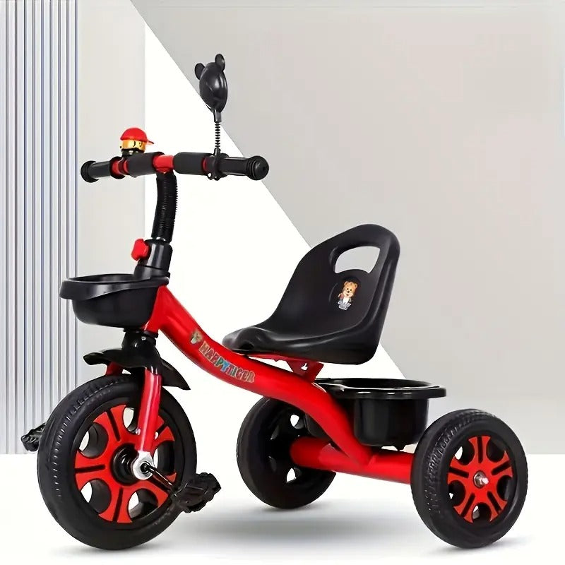 Youngsters Tricycle Push Handle Stainless Steel Frame Sports & Fitness > Bikes & Accessories > Bicycles - Tophatter Daily Deals