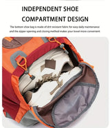 Royal Mountain Nylon Backpack with Rain Cover Backpacks - Tophatter Daily Deals