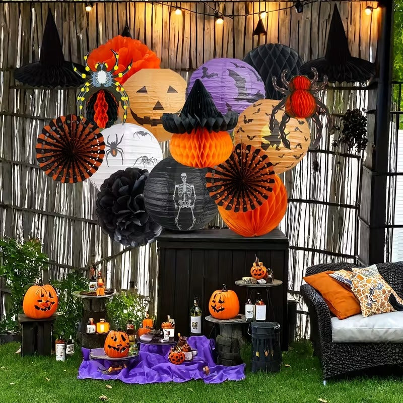 Halloween Party Decoration Set (16pcs) Halloween - Tophatter Daily Deals