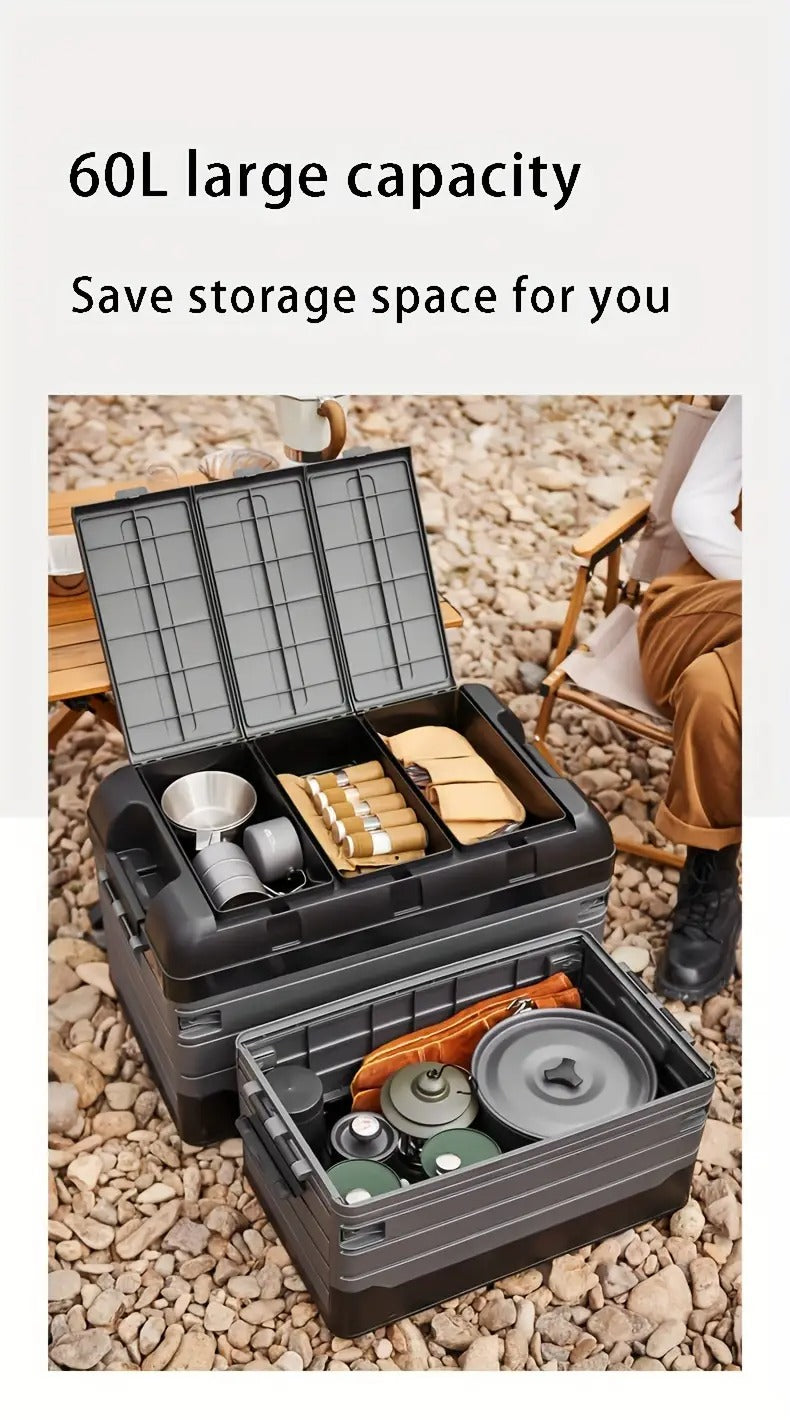 Foldable Outdoor Car Storage Box Multi-Functional Caravan Accessories - Tophatter Daily Deals
