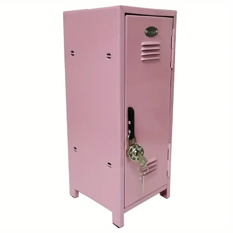 Compact Metal Locker Key Lock Safe Storage Box Furniture - Tophatter Daily Deals