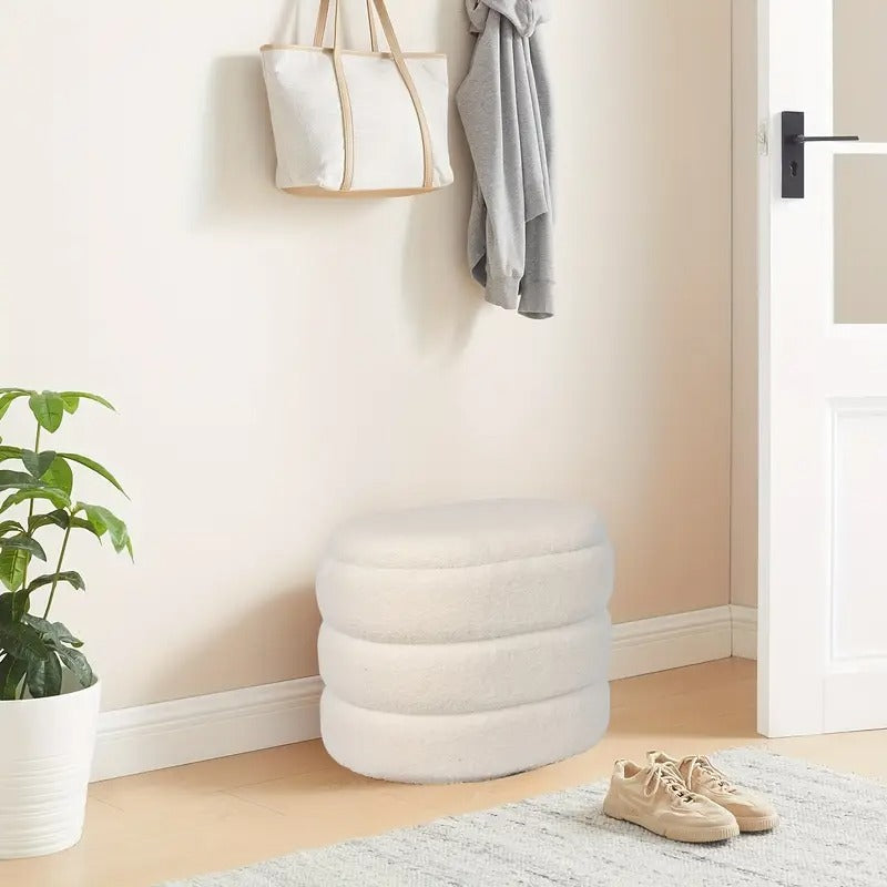 Storage Stool Mushroom Shape with Plush Seat Folding Chairs & Stools - Tophatter Daily Deals