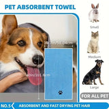 Dog Bath Brush Grooming Kit 6pcs with Gloves & Towel Pet Supplies - Tophatter Daily Deals