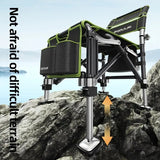 Fishing Chair Adjustable Legs Backrest Foldable Design Outdoor > Fishing - Tophatter Daily Deals