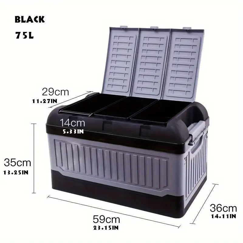 Foldable Storage Bin PP Camping Car Organizer Storage & Organisation - Tophatter Daily Deals