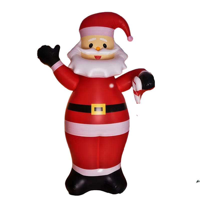 Giant Inflatable Santa Claus Balloon Decoration Christmas - Tophatter Daily Deals