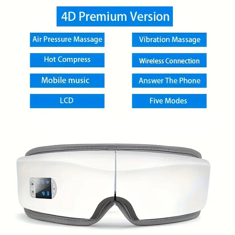Smart Eye Massager with Heat Therapy and Vibration Health & Beauty > Massage & Relaxation > Massagers - Tophatter Daily Deals