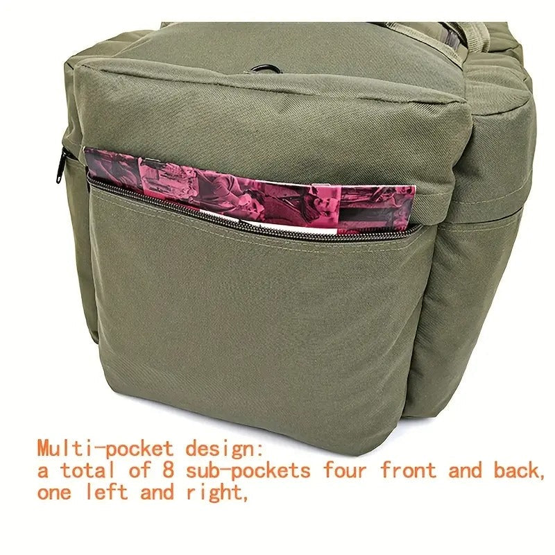 Military Duffel Backpack 80L Outdoor Travel Bag Home & Garden > Travel > Duffel Bags - Tophatter Daily Deals