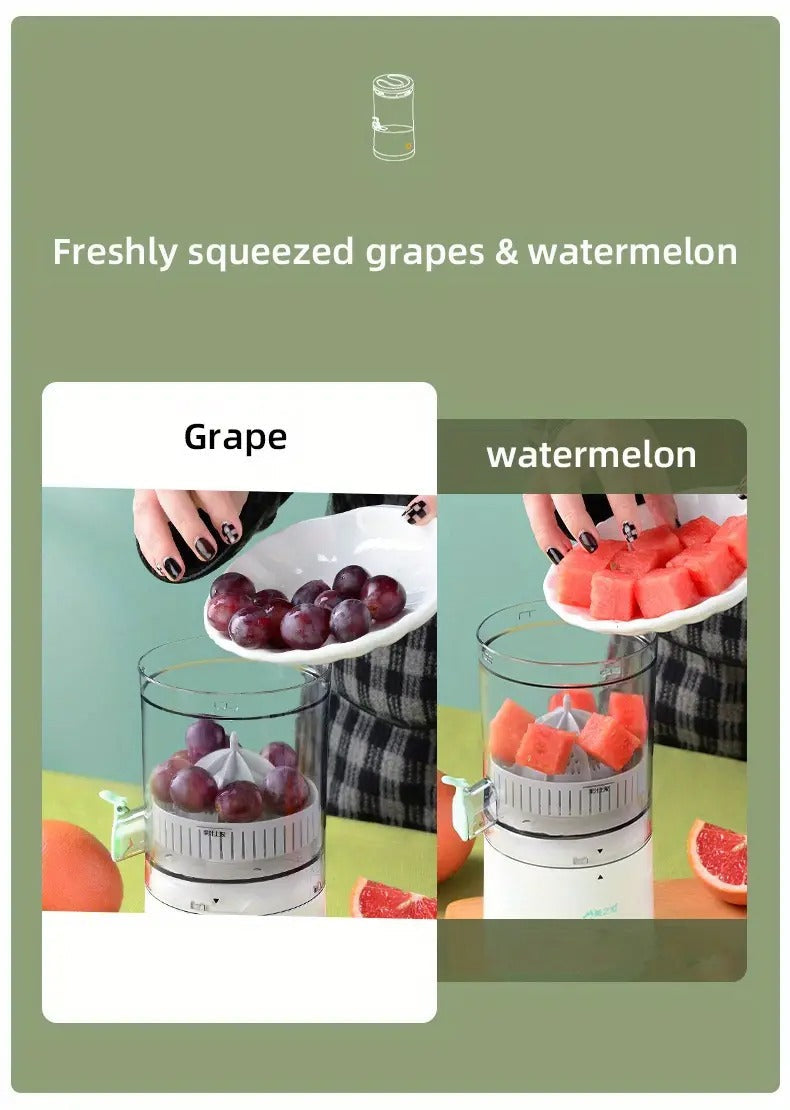 Citrus Juicer USB Rechargeable Detachable Design Appliances > Kitchen Appliances > Food Mixers & Blenders - Tophatter Daily Deals