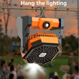 Portable Fan 5-Speed with LED Lighting Appliances > Fans > Portable Fans - Tophatter Daily Deals