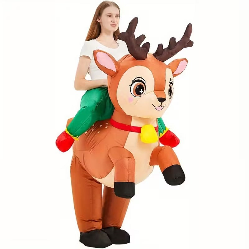 Elk Cosplay Inflatable Costume Suit for Adults Christmas - Tophatter Daily Deals