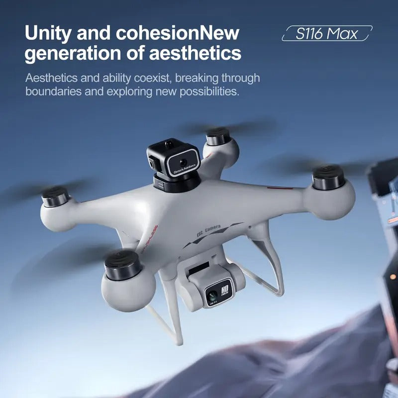 Dual Camera RC Drone with Obstacle Avoidance Remote Control Toys - Tophatter Daily Deals