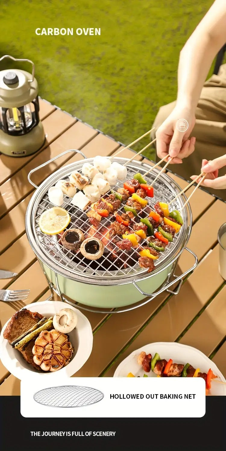 BBQ Grill Portable Tabletop Outdoor Grills - Tophatter Daily Deals
