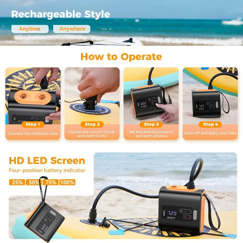 Large Smart Inflatable Pump Irrigation, Sprinkler & Booster Pumps - Tophatter Daily Deals