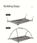 2 Person Camping Tent Double Layer Camping & Hiking > Tents & Camp Furniture - Tophatter Daily Deals