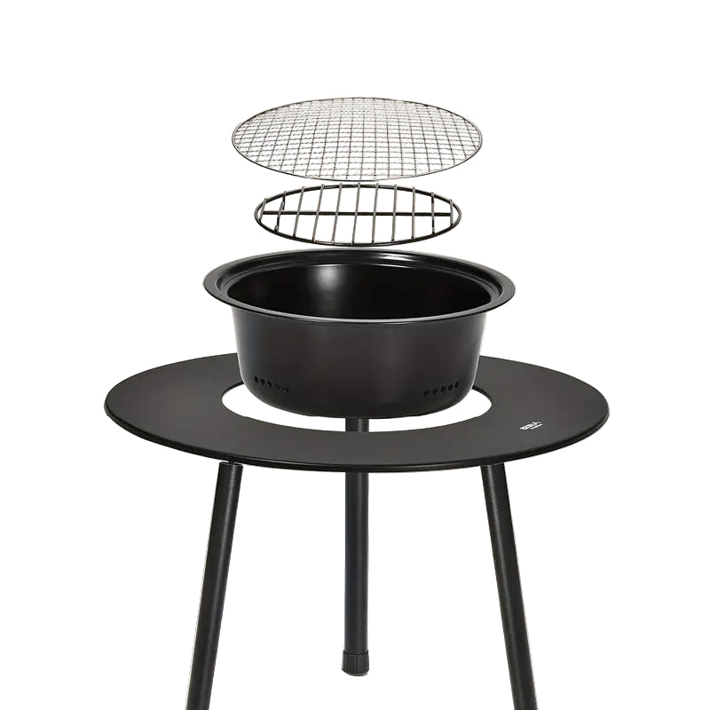 Charcoal Grill Outdoor Iron Camping Stove Outdoor Grills - Tophatter Daily Deals