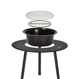 Charcoal Grill Outdoor Iron Camping Stove Outdoor Grills - Tophatter Daily Deals