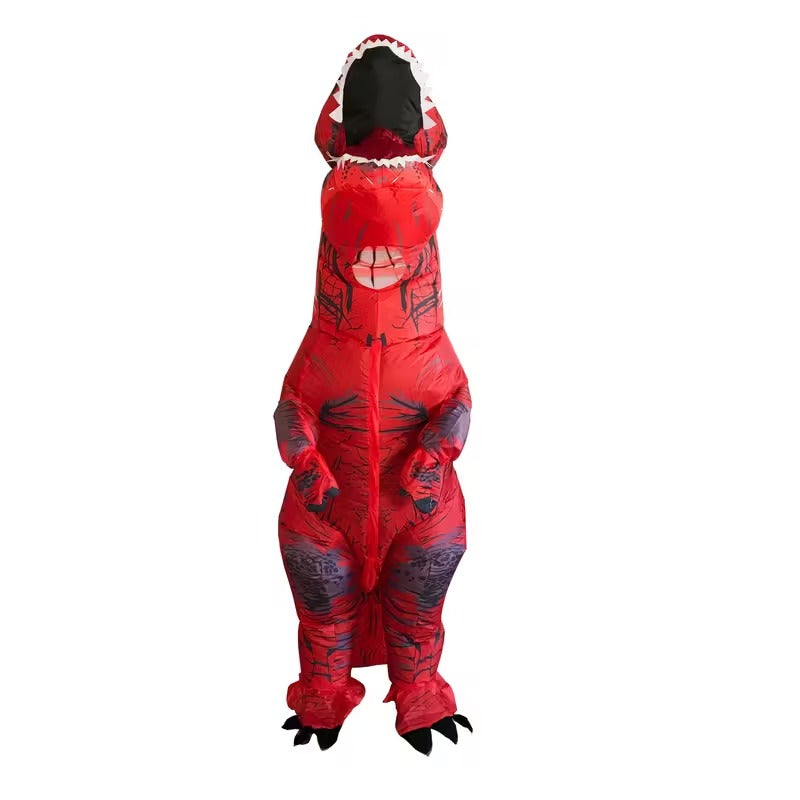 T-Rex Costume Red Dinosaur Suit Halloween - Tophatter Daily Deals