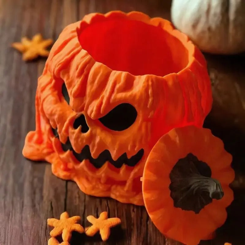 Halloween Pumpkin Candy Bowl Resin Decor Halloween - Tophatter Daily Deals