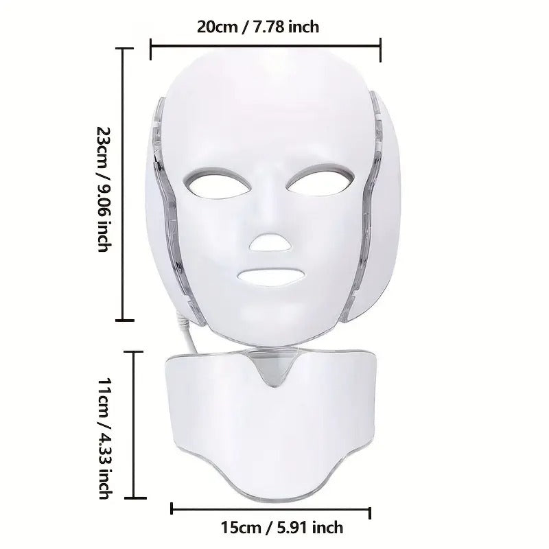 LED Facial & Neck Mask (7 Colors) Health & Beauty > Personal Care - Tophatter Daily Deals