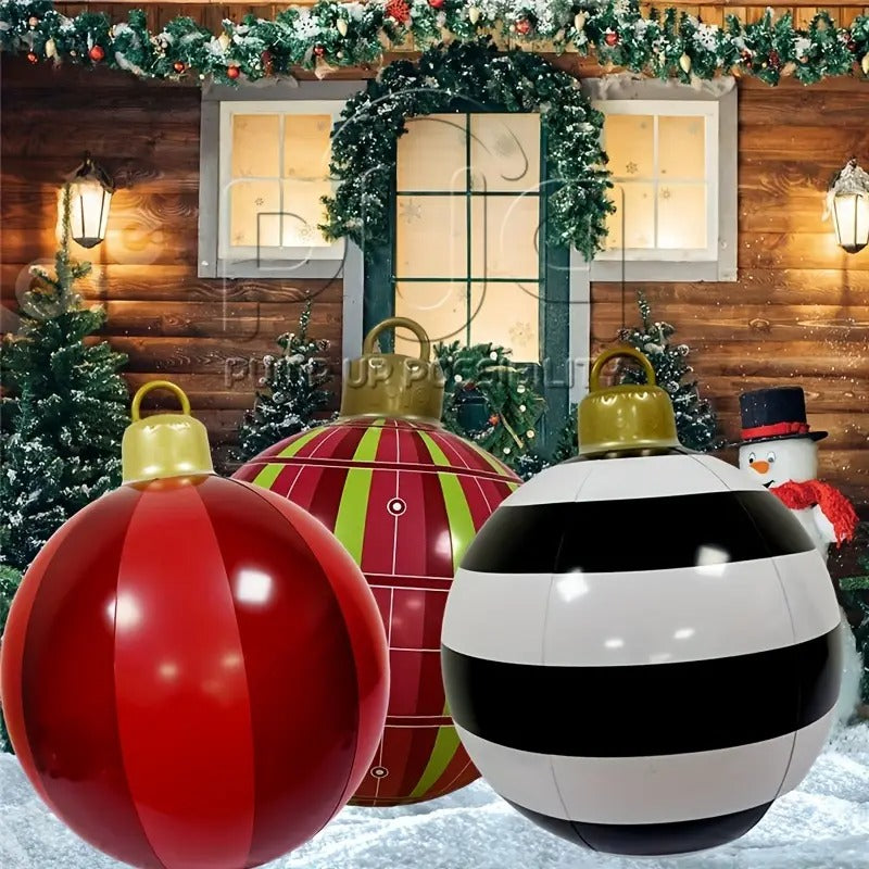 Inflatable Christmas Balloons Set (3 pcs) Christmas - Tophatter Daily Deals