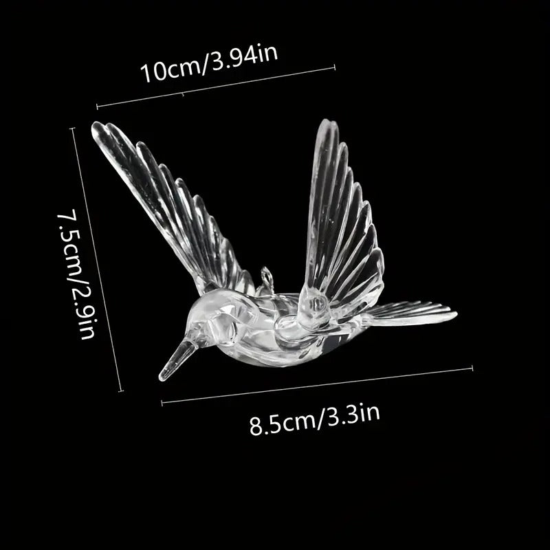 Bird Pendants Transparent Hanging Decorations (10pcs) Christmas - Tophatter Daily Deals