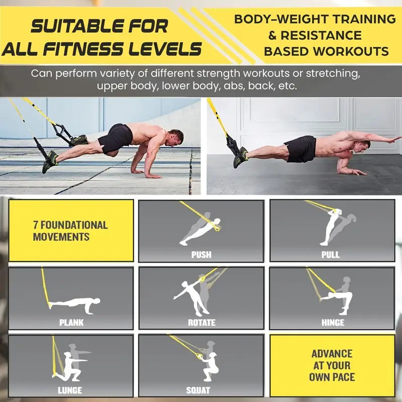 Gym Resistance Training Kit Full Body Workout Accessories > Resistance Bands - Tophatter Daily Deals